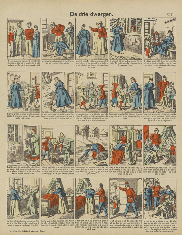 Eine Sammlung von verschiedenen Illustrationen und begleitendem Text auf den Seiten eines alten Buches.