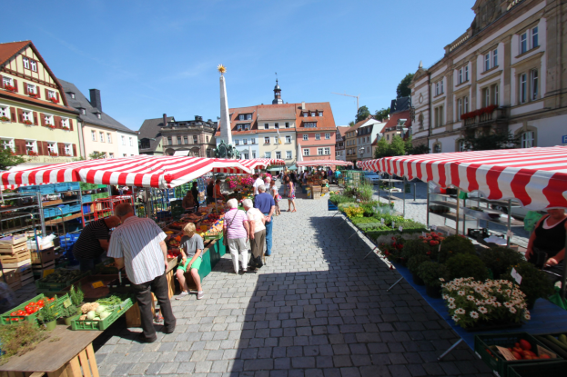 Öffentliche Übertragung beim 'Wallufer Platz Festival' in Wiesbaden